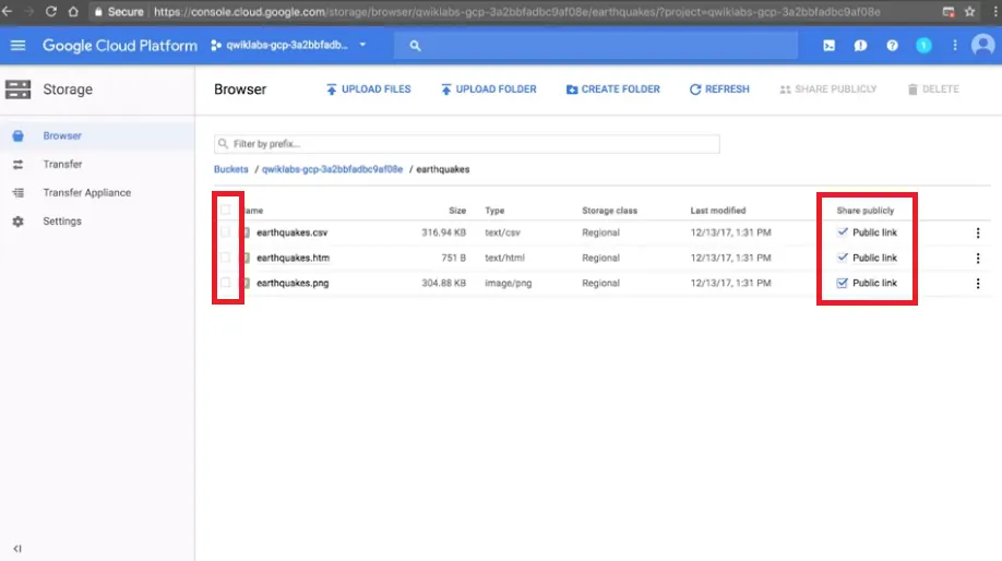 【Google ML】10 - Lab 1 - Rent-a-VM to process earthquake data - 在google雲端上分析地震資料與製圖，並儲存在雲端