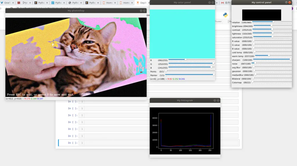 【OpenCV】30 - Final Project v3 — 於是沒錢買 ps 的我，開發了自己的 photoshop