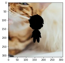 【OpenCV】22 - 綜合運用1，用 OpenCV 來P圖囉! 來運用各種之前學習的各種東西吧! merge two images