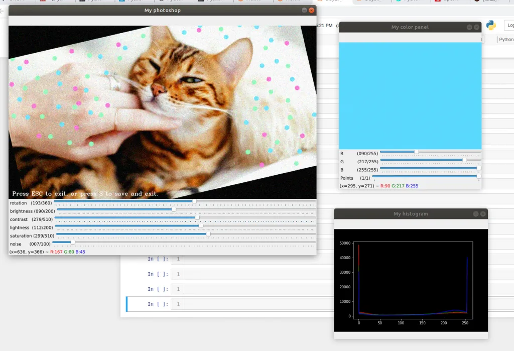 【OpenCV】29 - Final Project v2 — 於是沒錢買 ps 的我，開發了自己的 photoshop