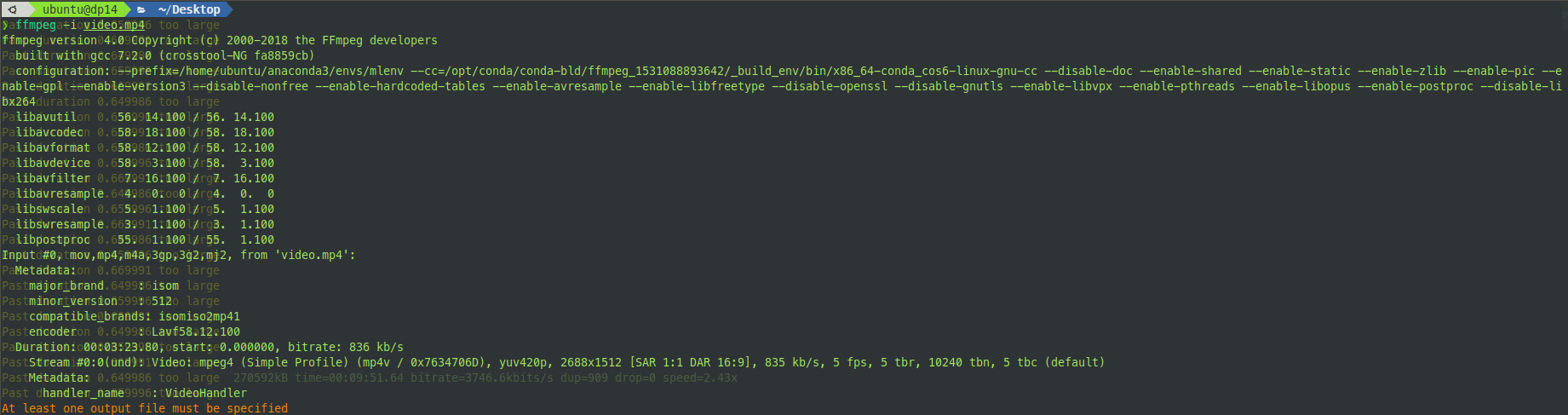 Featured image of post 【ffmpeg】利用 ffmpeg 查詢影片的相關資訊