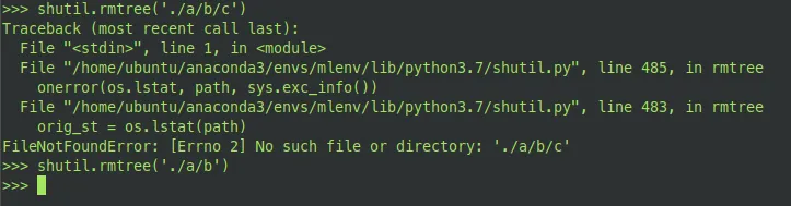 【Python 檔案處理 #7】python 移除資料夾範例 rmdir shutil.rmtree()