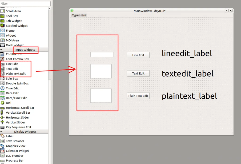 【PyQt5】Day 9 - 以 QLineEdit, QTextEdit, QPlainTextEdit 作為文字的輸入
