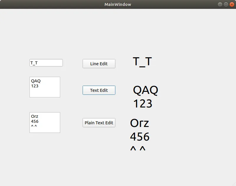 【PyQt5】Day 9 - 以 QLineEdit, QTextEdit, QPlainTextEdit 作為文字的輸入