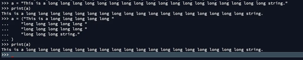 【Python 字串處理 #2】python f-string 長字串的排版處理 / 多行排版 (f string two lines)