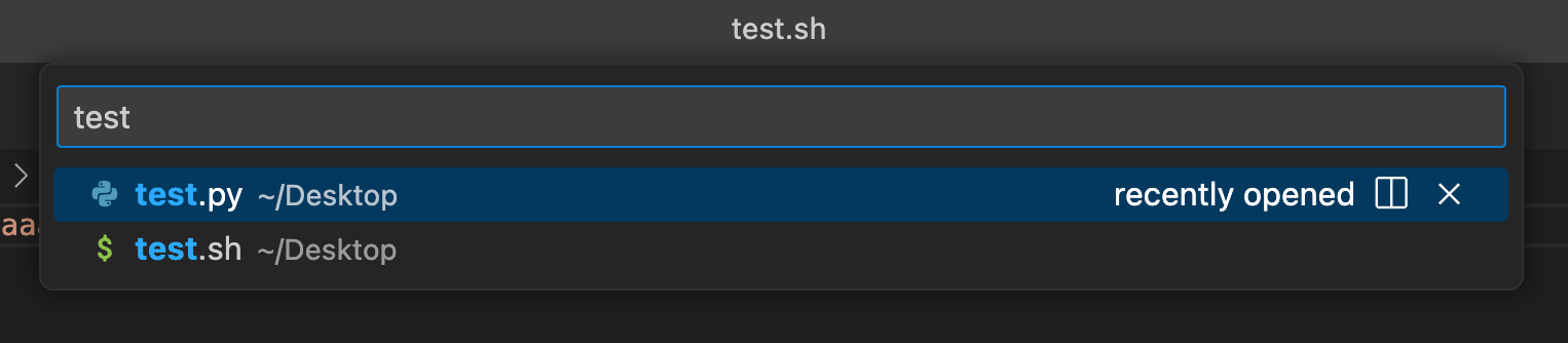 Featured image of post 【VScode #7】VScode 快速開啟/跳到 workspace 中的特定文件 cmd + P / ctrl + P